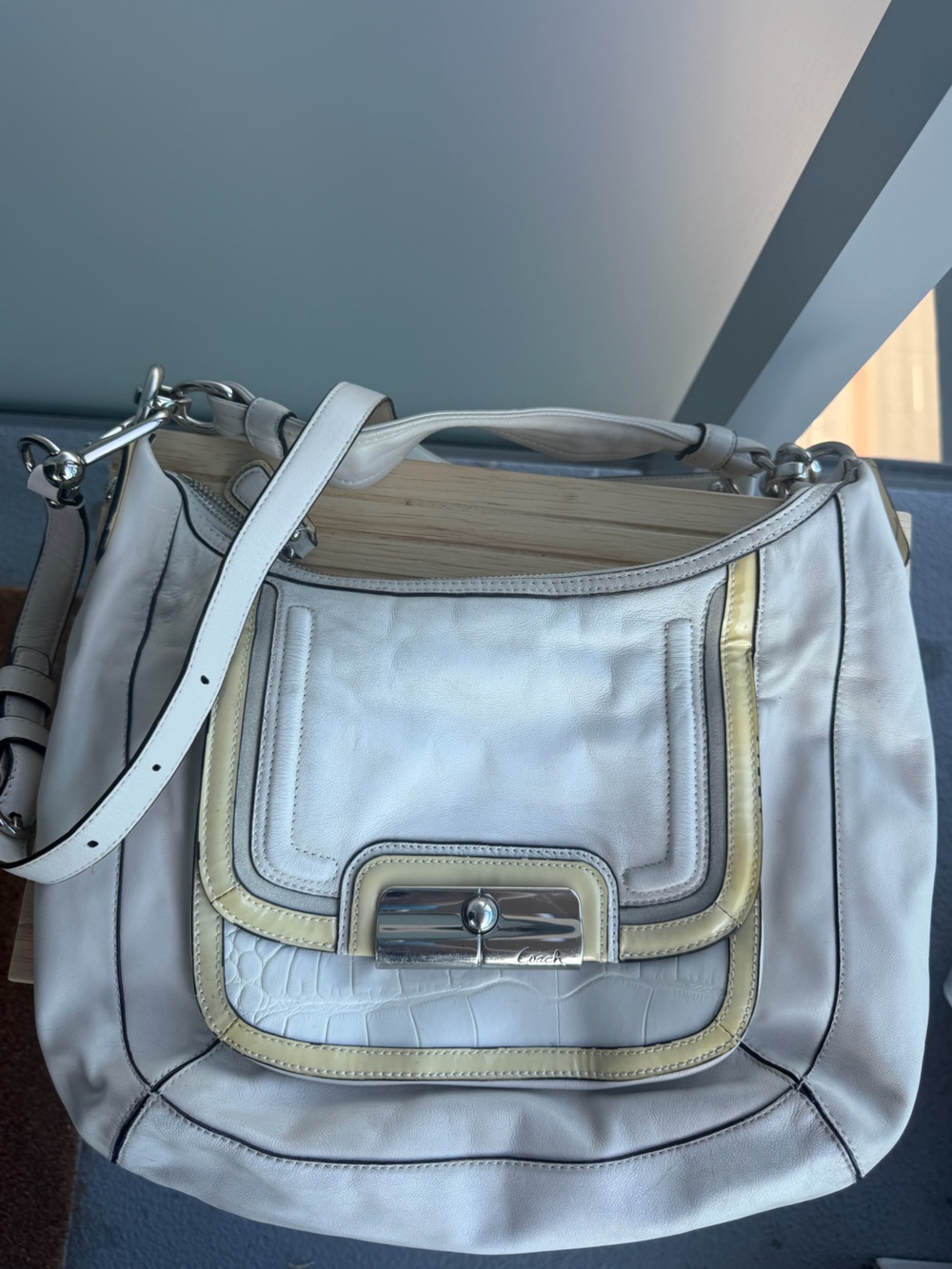 Coach Kristin Spectator Leather Hobo Bag